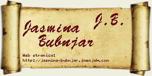 Jasmina Bubnjar vizit kartica